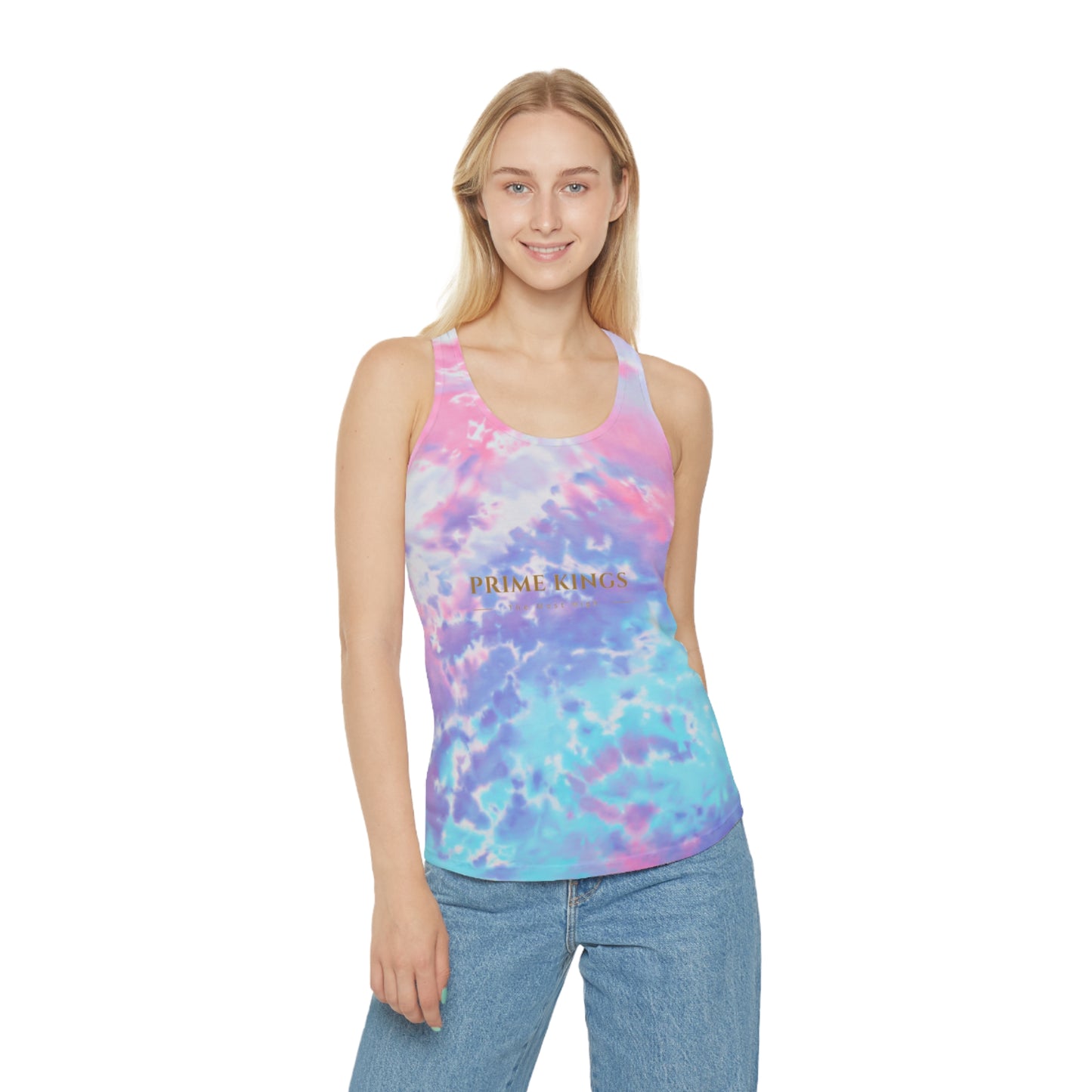 Tie Dye Racerback Tank Top - Boho Chic Summer Style, Perfect for Festivals, Yoga, Beach Days, Casual Outfits, and Everyday Wear