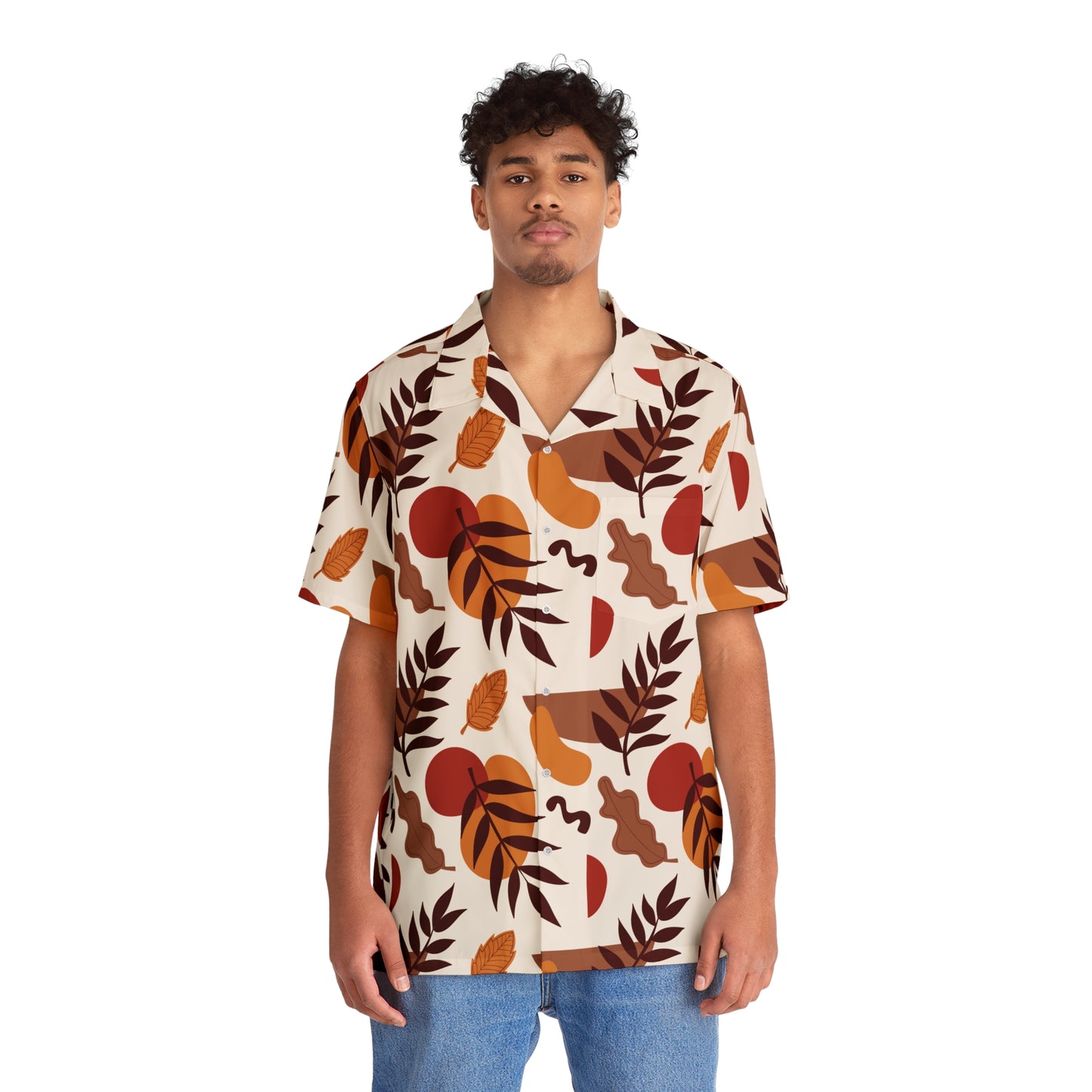 Men's Tropical Hawaiian Shirt - Casual Summer Wear, Beach Party Attire, Vacation Apparel, Eco-Friendly Fashion, Resort Outfit
