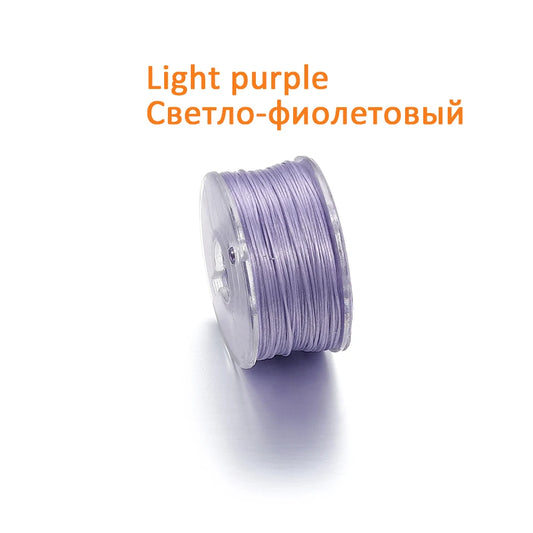 50Yards/Roll Special Coated Nonelastic Beading Threads Seed Beads Cord Thread for DIY Bracelets Necklace Jewelry Making Supplies