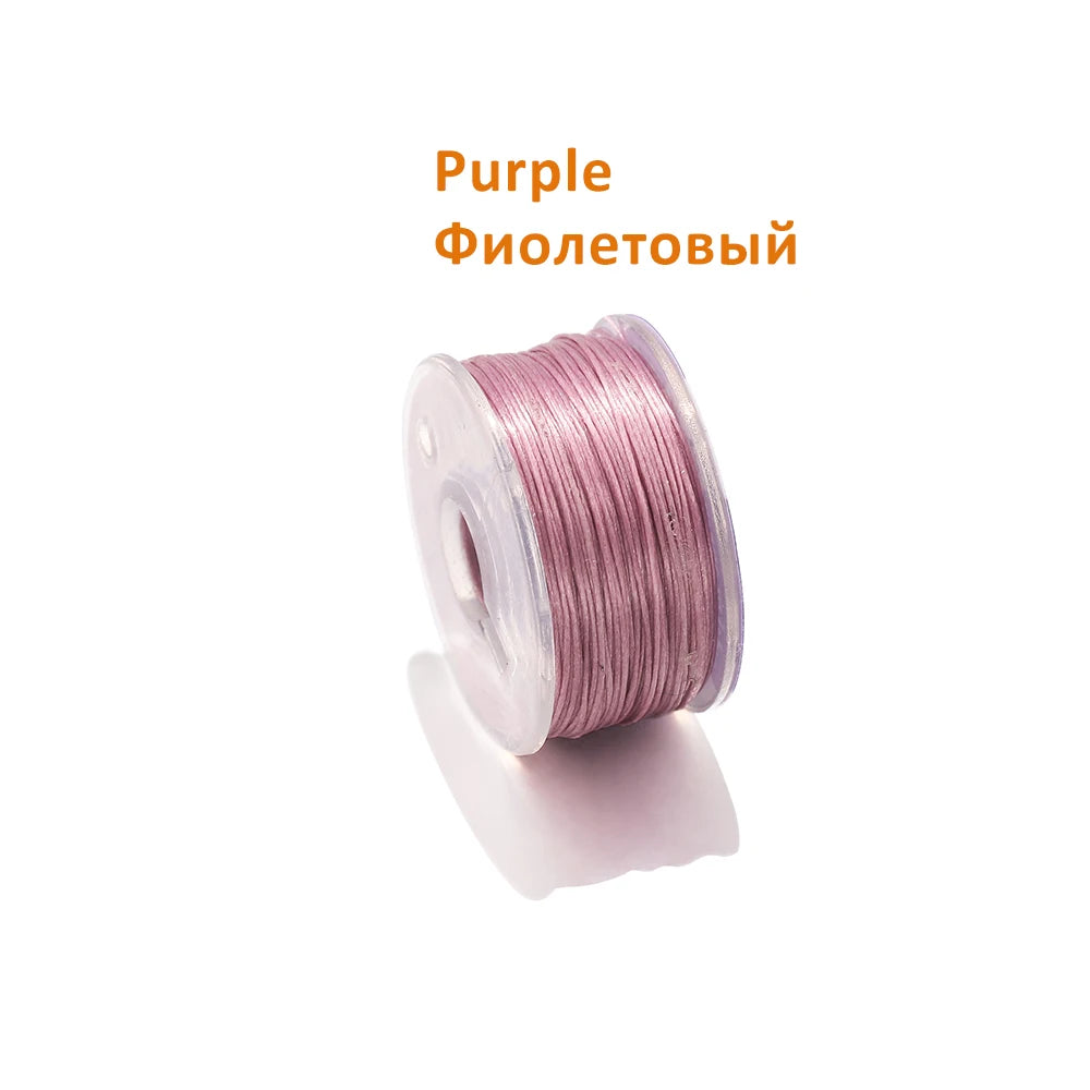 50Yards/Roll Special Coated Nonelastic Beading Threads Seed Beads Cord Thread for DIY Bracelets Necklace Jewelry Making Supplies