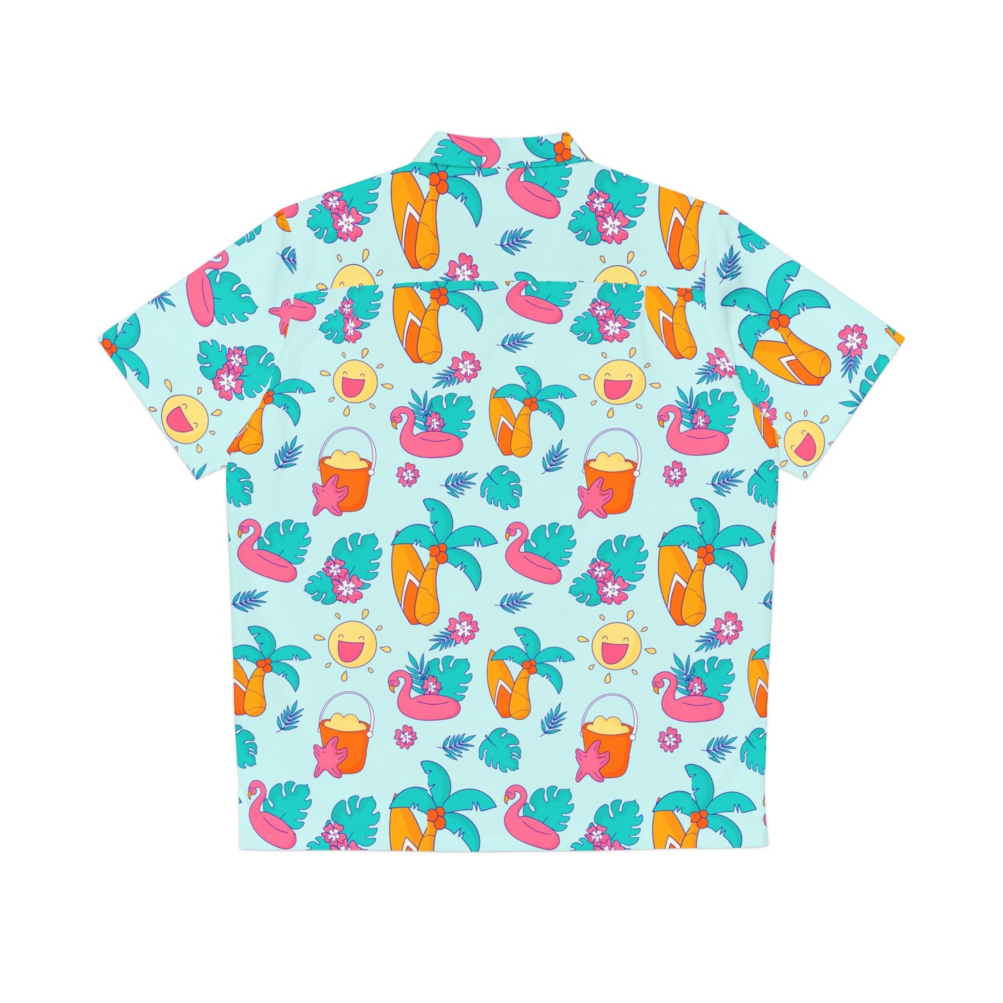 Tropical Hawaiian Shirt, Fun Beachwear for Summer Parties, Relaxed Vibes for Men, Ideal for Luau, Vacation Getaways, Outdoor Events