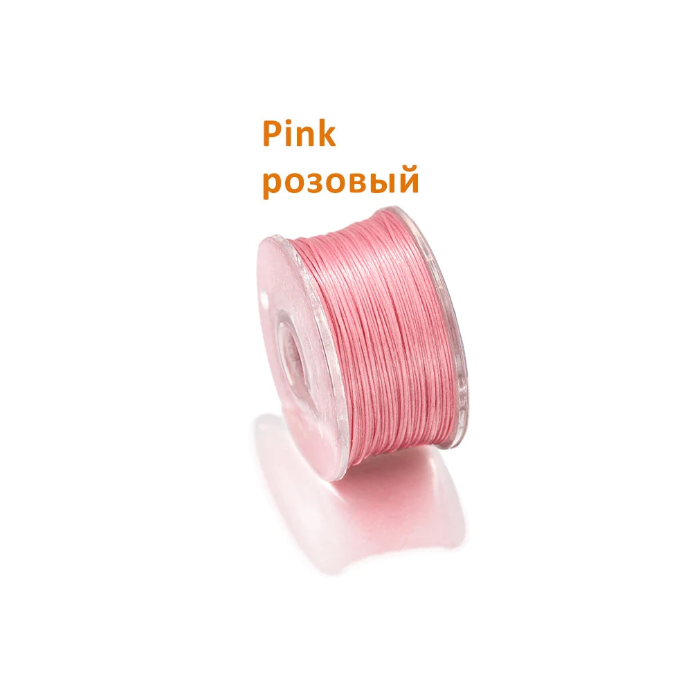 50Yards/Roll Special Coated Nonelastic Beading Threads Seed Beads Cord Thread for DIY Bracelets Necklace Jewelry Making Supplies