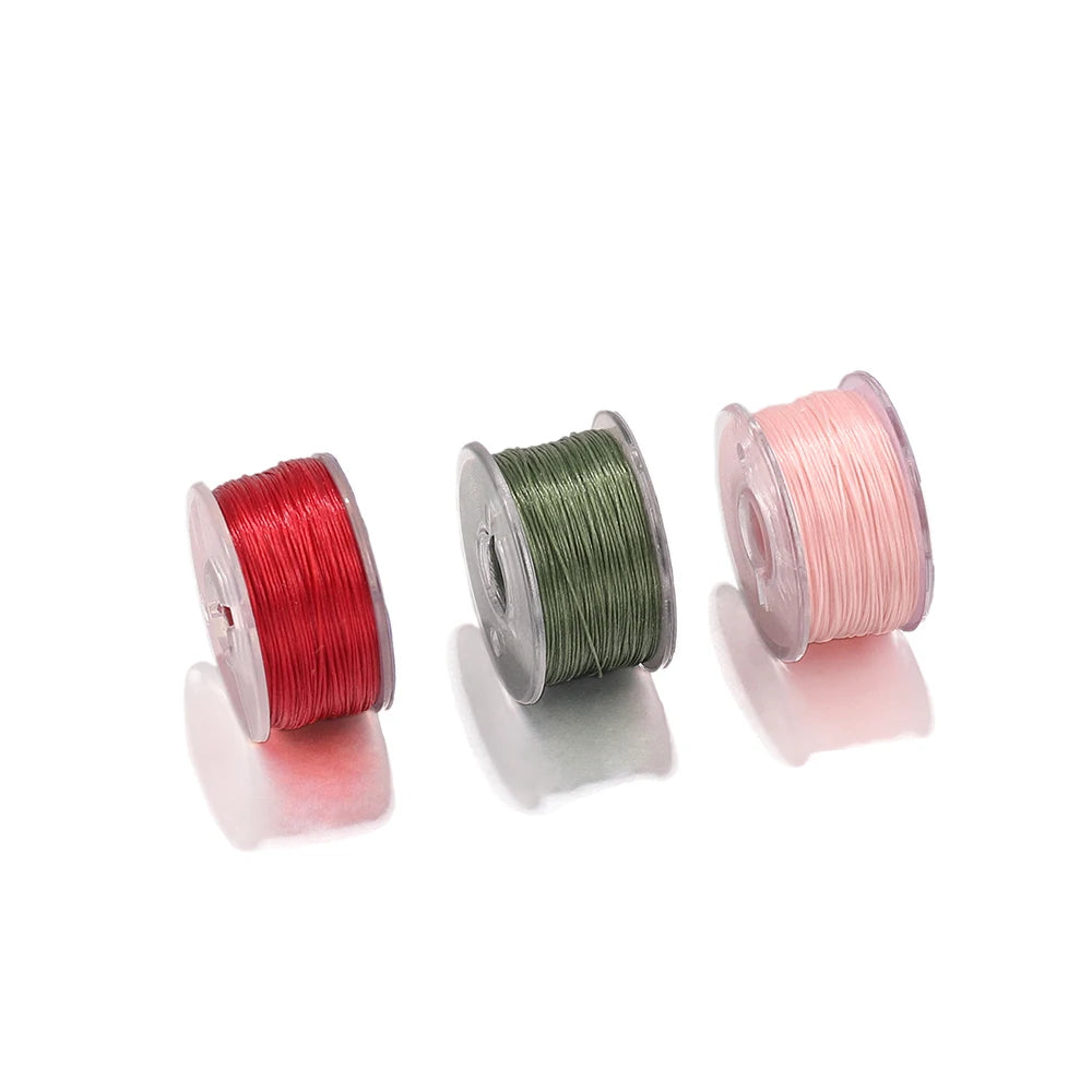 50Yards/Roll Special Coated Nonelastic Beading Threads Seed Beads Cord Thread for DIY Bracelets Necklace Jewelry Making Supplies