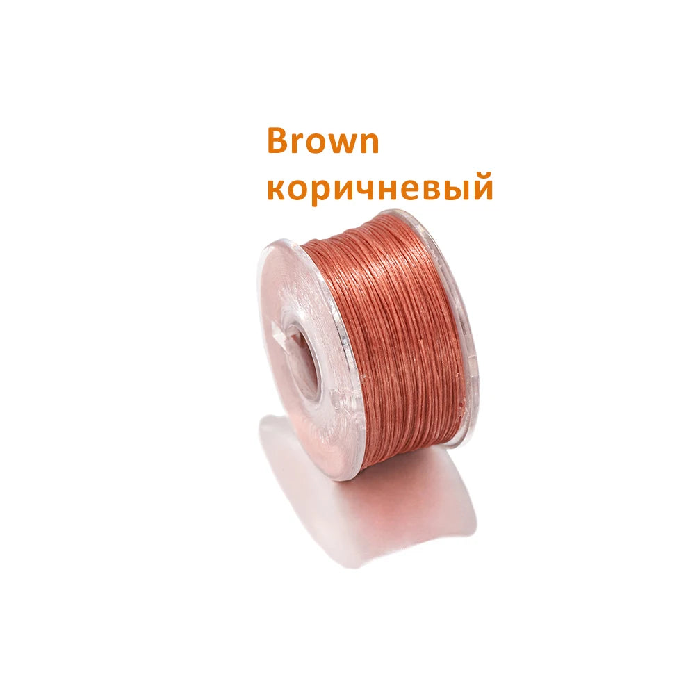50Yards/Roll Special Coated Nonelastic Beading Threads Seed Beads Cord Thread for DIY Bracelets Necklace Jewelry Making Supplies