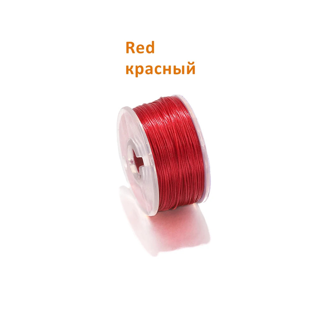 50Yards/Roll Special Coated Nonelastic Beading Threads Seed Beads Cord Thread for DIY Bracelets Necklace Jewelry Making Supplies