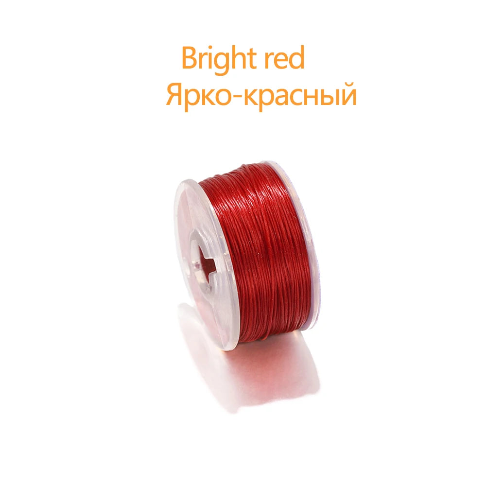 50Yards/Roll Special Coated Nonelastic Beading Threads Seed Beads Cord Thread for DIY Bracelets Necklace Jewelry Making Supplies