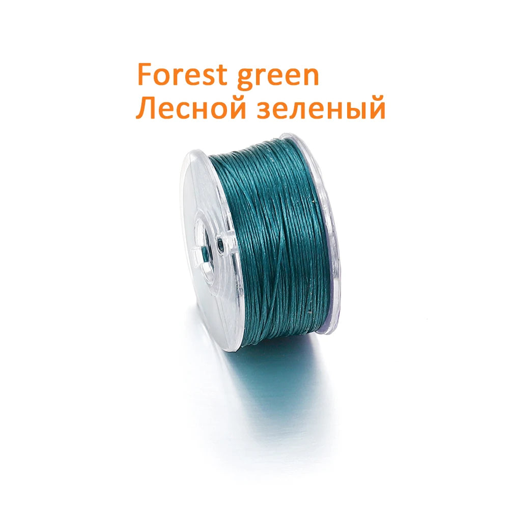 50Yards/Roll Special Coated Nonelastic Beading Threads Seed Beads Cord Thread for DIY Bracelets Necklace Jewelry Making Supplies