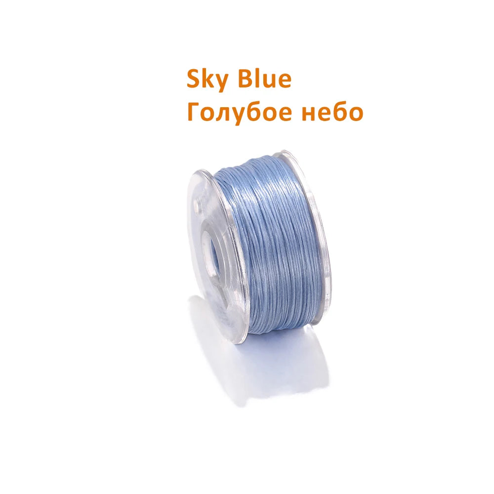 50Yards/Roll Special Coated Nonelastic Beading Threads Seed Beads Cord Thread for DIY Bracelets Necklace Jewelry Making Supplies